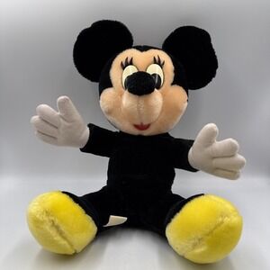Vintage Walt Disney World Disneyland Mickey Mouse Plush Stuffed Animal Toy